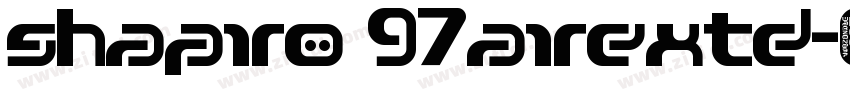 shapiro 97airextd字体转换